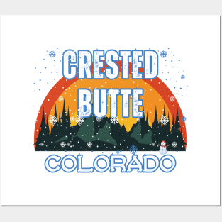 Crested Butte Colorado U.S.A. Gift Ideas For The Ski Enthusiast. Posters and Art